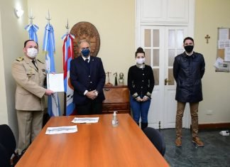 La Municipalidad y la Prefectura trabajan en conjunto para la puesta en valor de espacios verdes