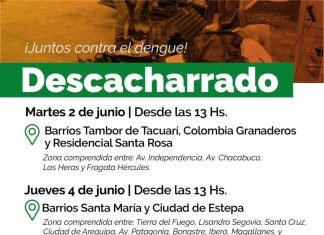 Descacharrado en cinco barrios esta semana