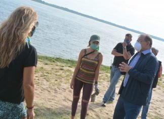 Limpieza de costas correntinas: la gestión de Tassano, en apoyo a ambientalistas