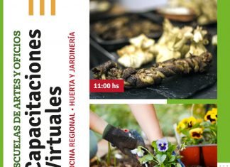 Comienzan los cursos de cocina regional y jardinería