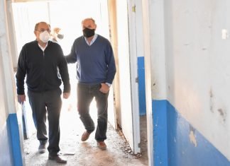 Salud: Tassano y Lanari supervisaron refacciones integrales en SAPS
