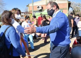 Tassano y Lanari, en el Ongay: “Nos acercamos a los vecinos en sus barrios y estamos junto a ellos”