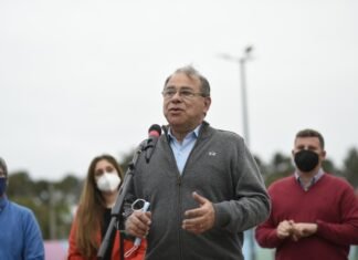 Otro nuevo espacio verde en la ciudad: Tassano inauguró la plaza Ingeniero Serantes