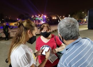 Se realizan encuestas en el marco de la 31° Fiesta Nacional del Chamamé