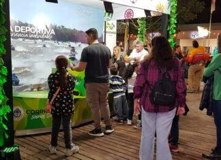 El stand del Ministerio de Turismo de Corrientes presente en 46 Fiesta Nacional del Surubí