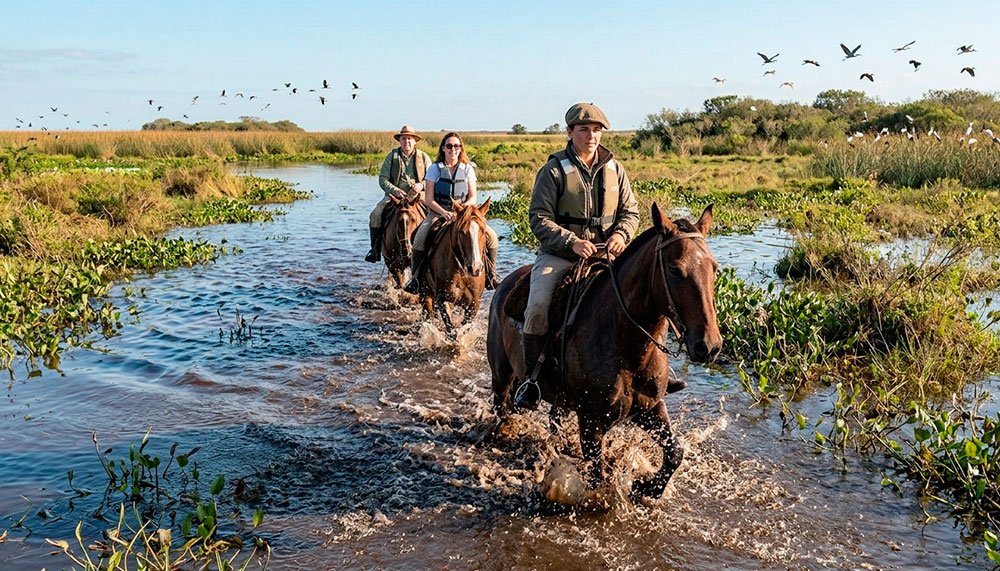 cabalgatas en el ibera